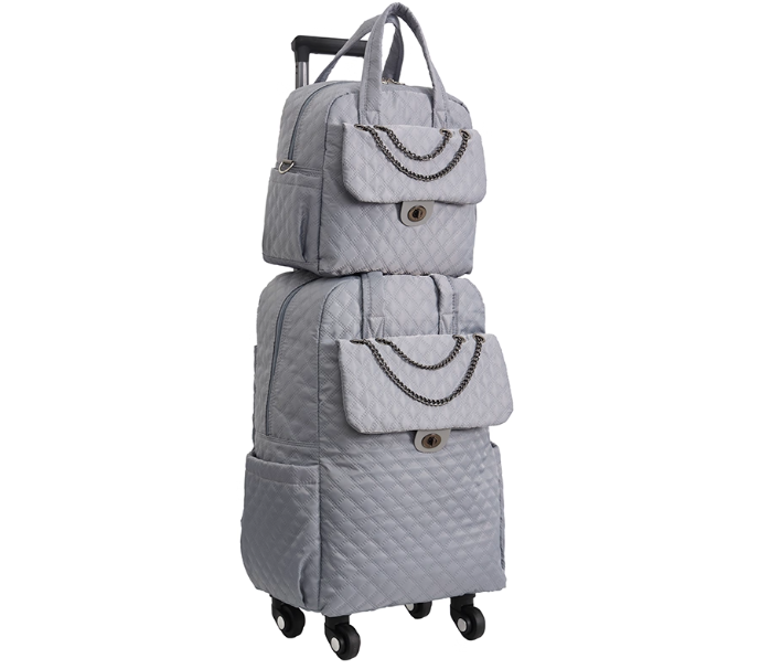 Foldable Rolling Luggage Bag - Bolsa de mano con ruedas para