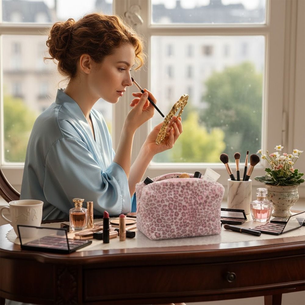 Cosmetic Bags - Bolsa de maquillaje duradera y suave,