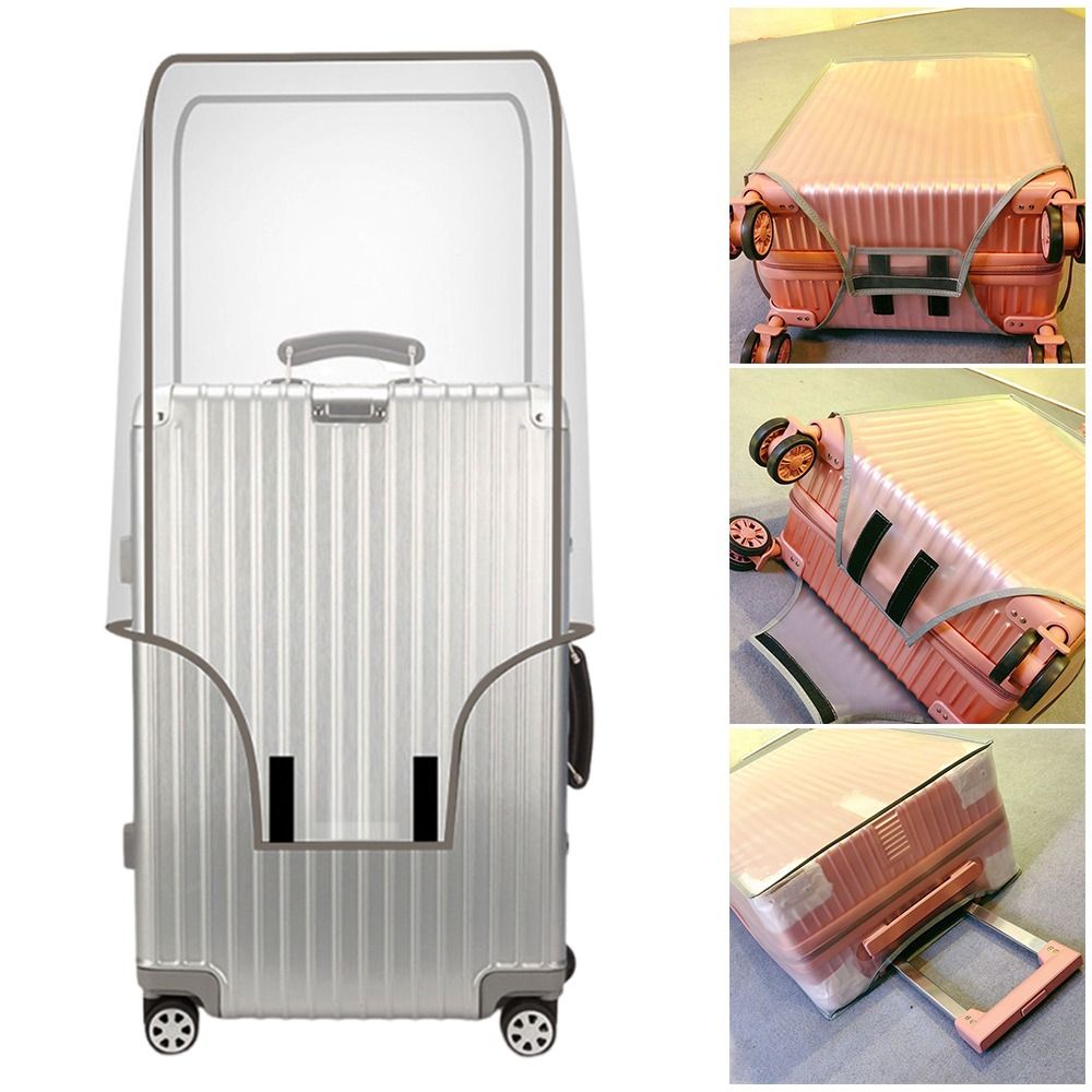 Waterproof Suitcase Cover Protector - Funda protectora transparente de PVC para