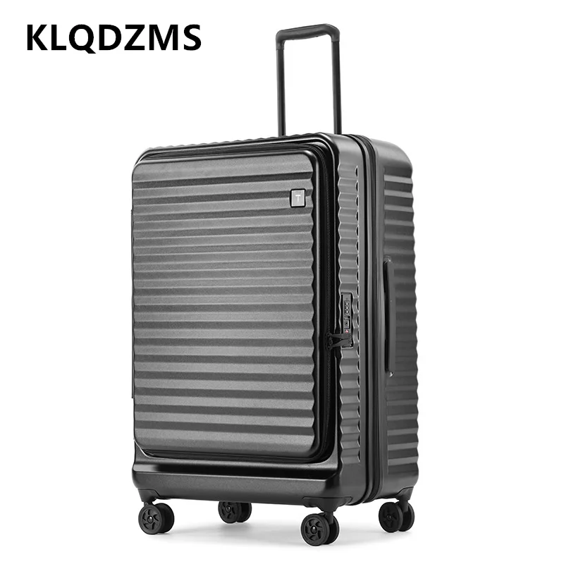 KLQDZMS Maleta multifuncional  - Front Opening Laptop Luggage 24 Inch reseña y precio