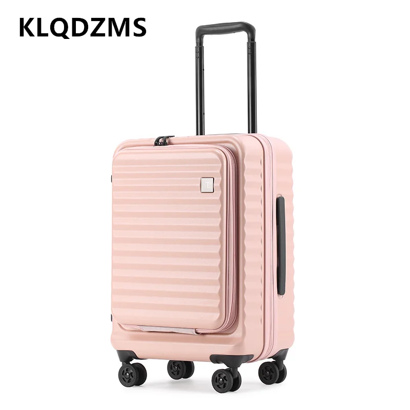 KLQDZMS Maleta multifuncional  - Front Opening Laptop Luggage 24 Inch reseña y precio
