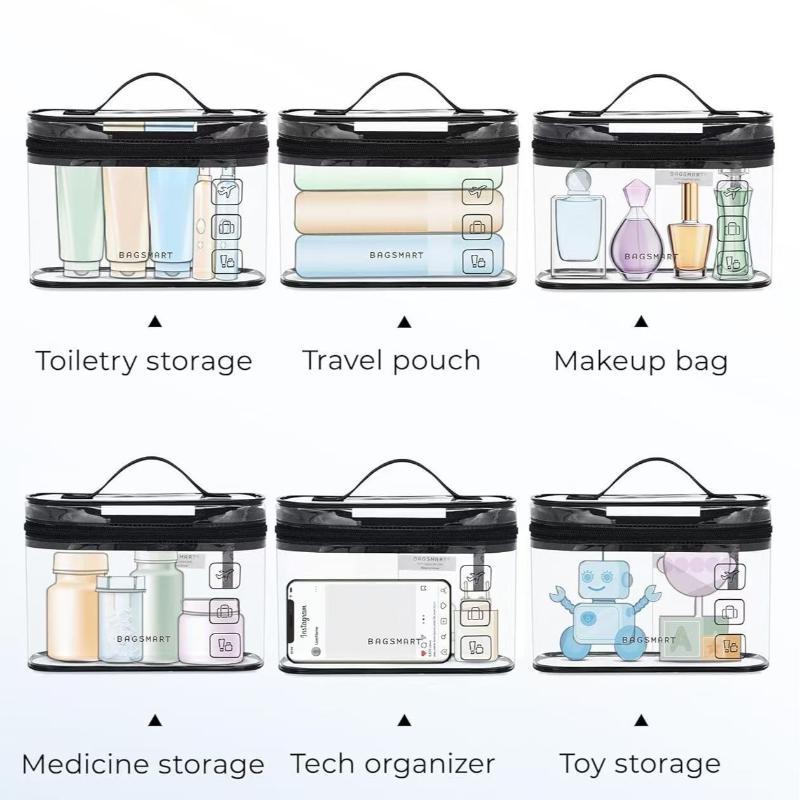 Bolsa de cosméticos de PVC tra - Cosmetic Bags reseña y precio