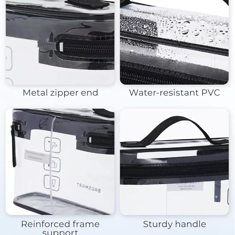Bolsa de cosméticos de PVC tra - Cosmetic Bags reseña y precio