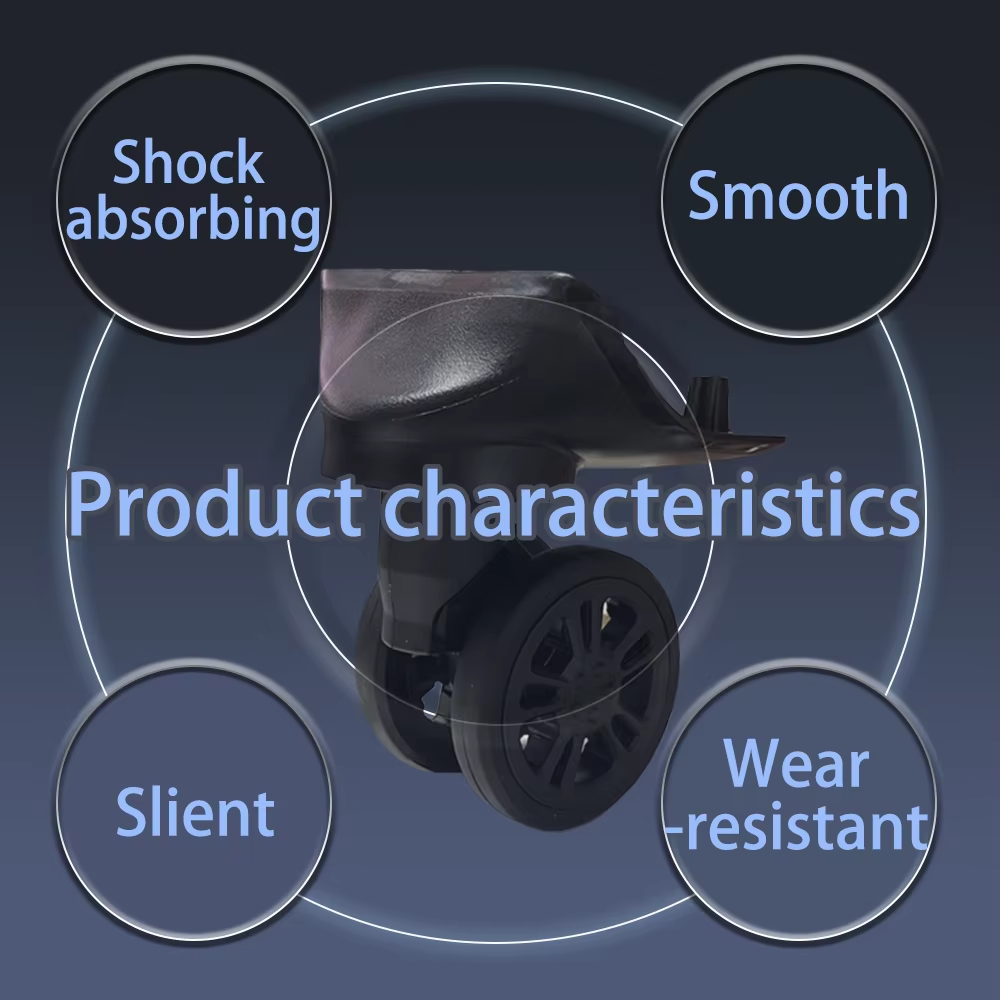 Ruedas Universales Silenciosas - Silent Replacement Luggage Wheels reseña y precio