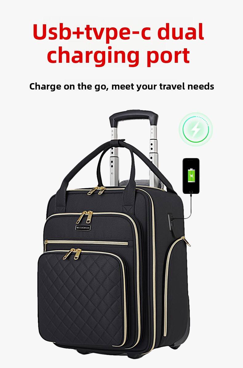 Maleta de Viaje con Ruedas par - Foldable Rolling Luggage Bag reseña y precio