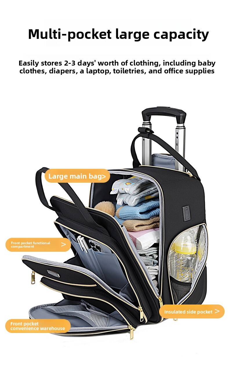 Maleta de Viaje con Ruedas par - Foldable Rolling Luggage Bag reseña y precio