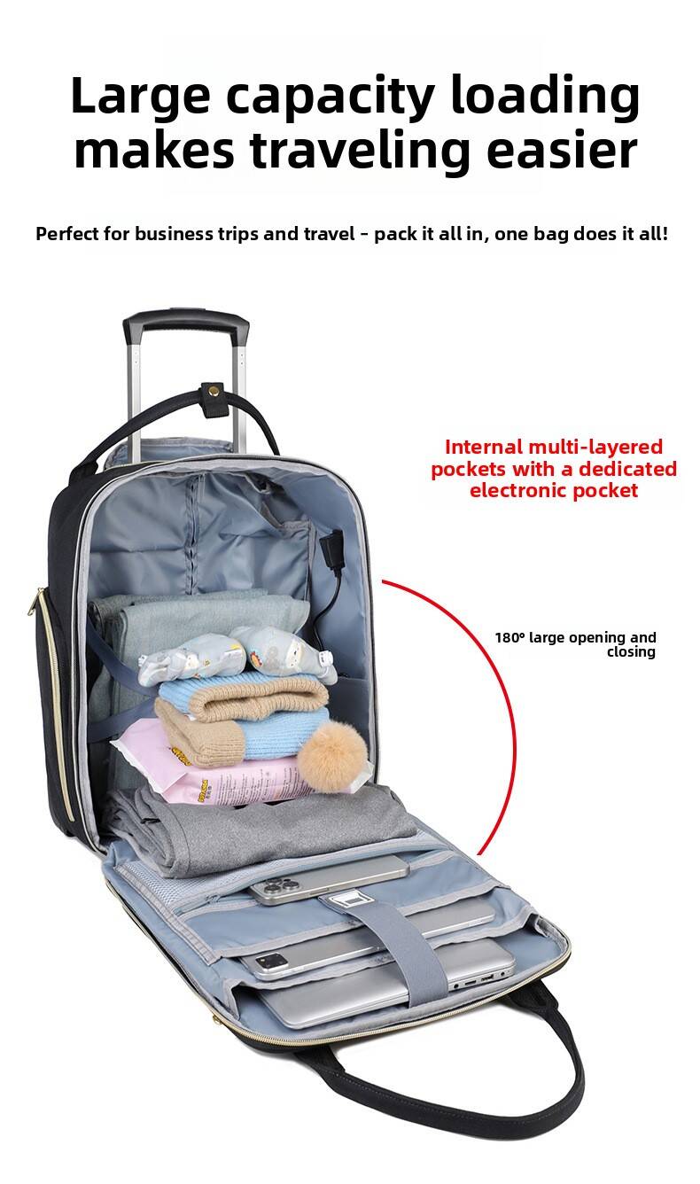 Maleta de Viaje con Ruedas par - Foldable Rolling Luggage Bag reseña y precio