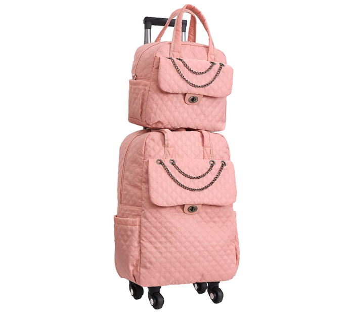 Bolsa de mano con ruedas para  - Foldable Rolling Luggage Bag reseña y precio
