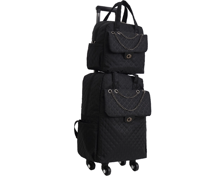 Bolsa de mano con ruedas para  - Foldable Rolling Luggage Bag reseña y precio