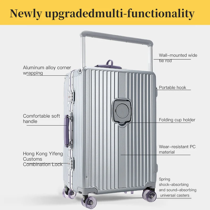 Maleta de Aluminio Premium MIG - Aluminum Frame Carry On Luggage reseña y precio
