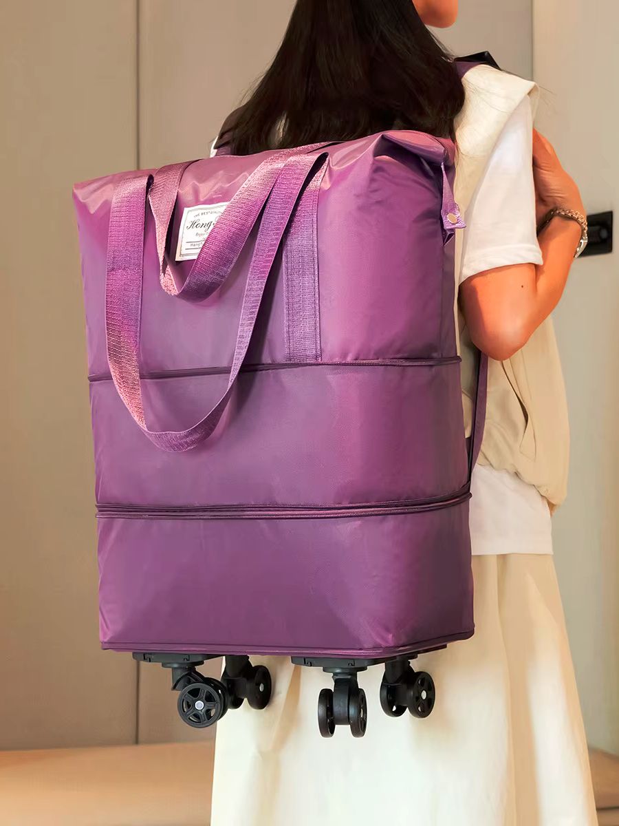 Bolsa de viaje con ruedas, rue - Foldable Rolling Luggage Bag reseña y precio