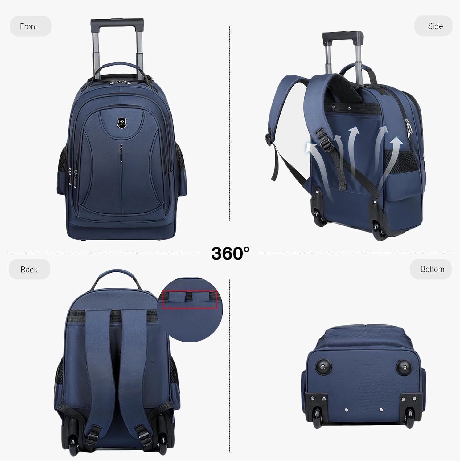 Mochila de Viaje Impermeable O - Foldable Rolling Luggage Bag reseña y precio
