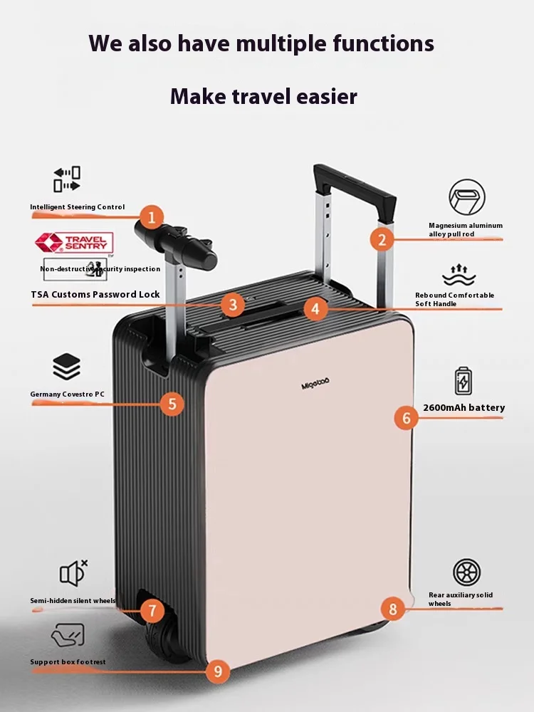 Maleta Electrónica 2026 de 20  - Kids Ride On Suitcase Scooter reseña y precio