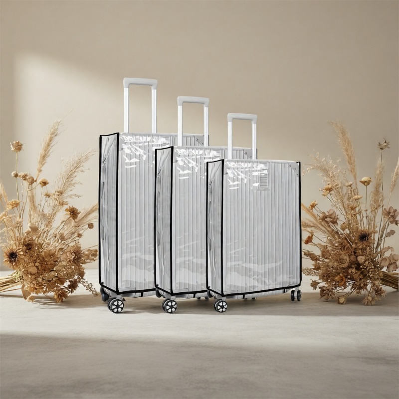 3 Fundas Protectoras de PVC El - Luggage Protective Cover Transparent reseña y precio