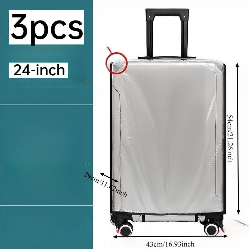3 Fundas Protectoras de PVC El - Luggage Protective Cover Transparent reseña y precio