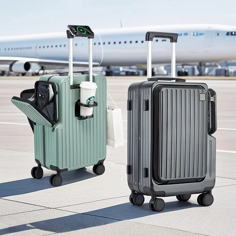 Maleta de cabina con apertura  - Spinner Wheel Rolling Suitcase 20 Inch reseña y precio