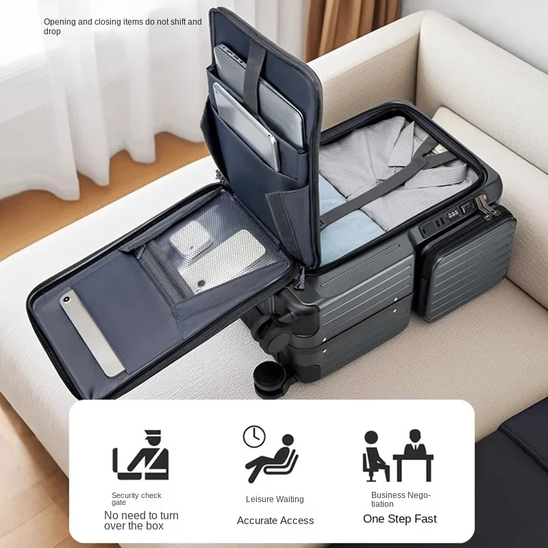 Maleta de cabina con apertura  - Spinner Wheel Rolling Suitcase 20 Inch reseña y precio