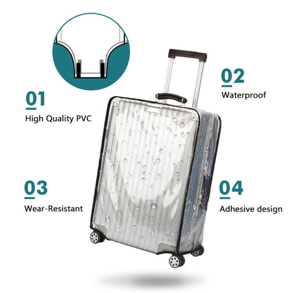 Funda protectora transparente  - Waterproof Suitcase Cover Protector reseña y precio