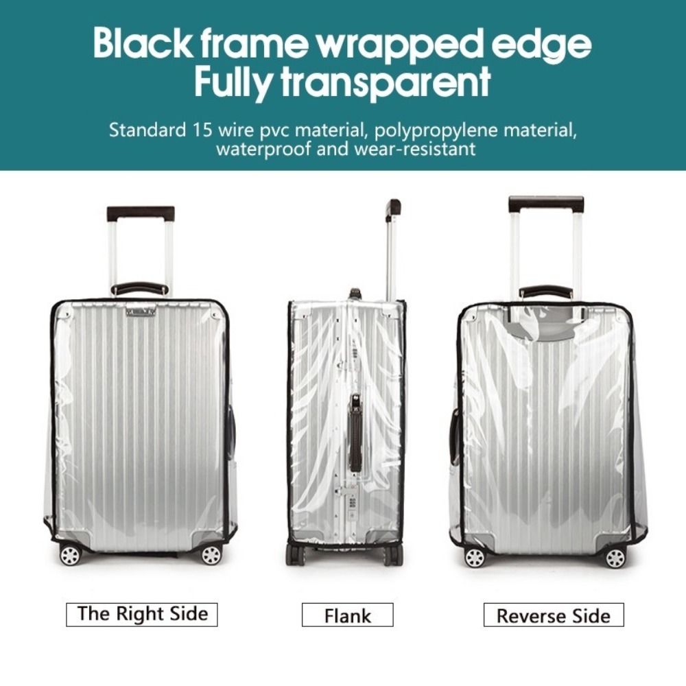 Funda protectora transparente  - Waterproof Suitcase Cover Protector reseña y precio