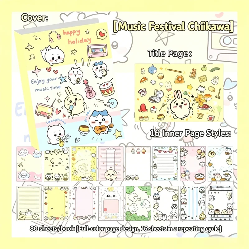 Cuaderno adorable de Chiikawa, - Handbags reseña y precio
