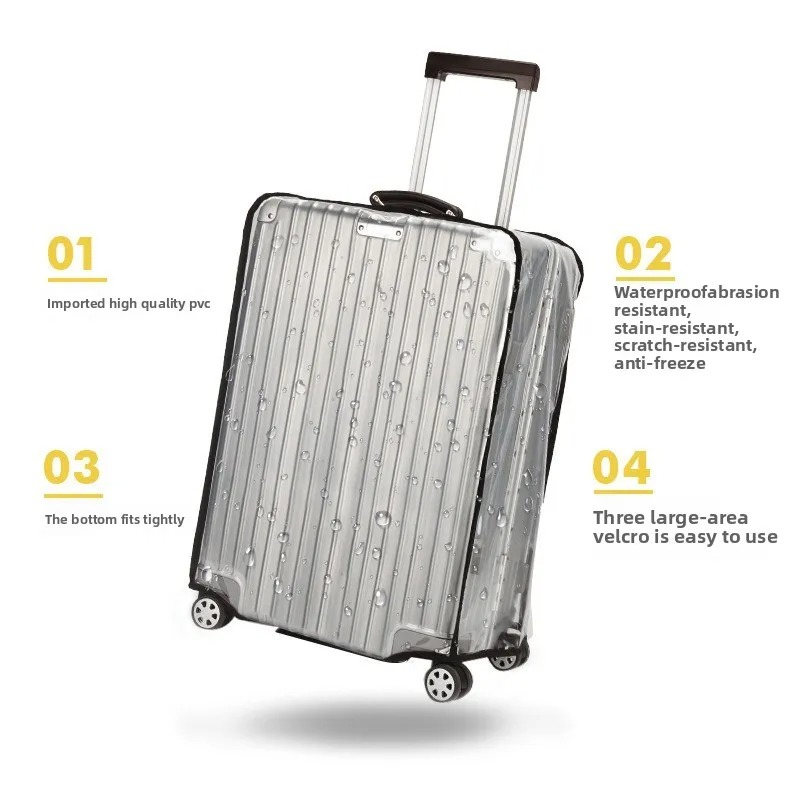 Funda de maleta para equipaje  - Luggage Protective Cover Transparent reseña y precio