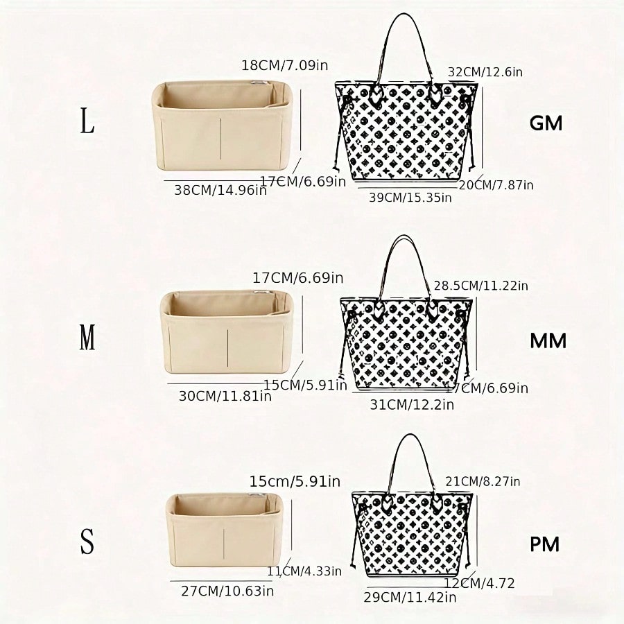 Organizador de bolsos con inse - Cosmetic Bags reseña y precio