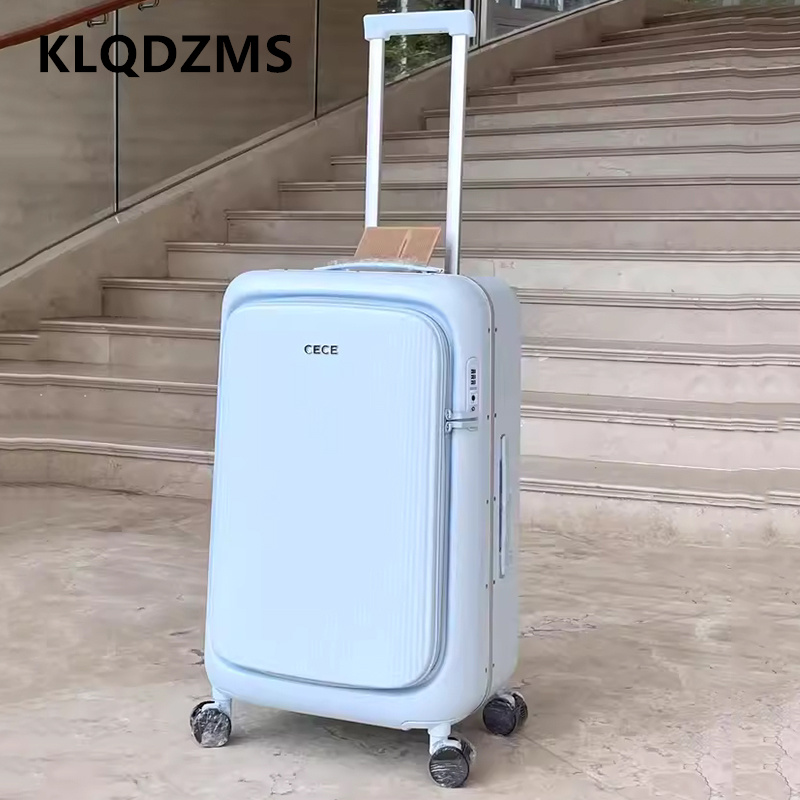 KLQDZMS Maleta de Viaje de 24/ - Aluminum Frame Carry On Luggage reseña y precio