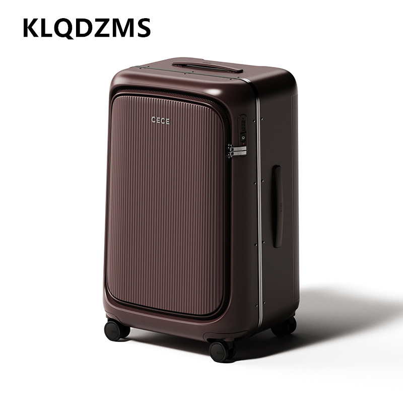 KLQDZMS Maleta de Viaje de 24/ - Aluminum Frame Carry On Luggage reseña y precio
