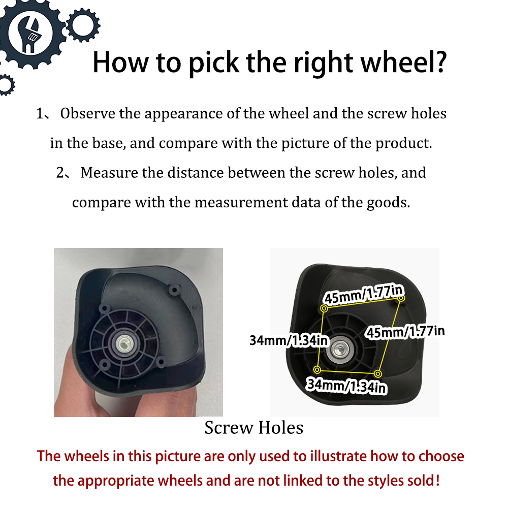 Ruedas universales para maleta - Silent Replacement Luggage Wheels reseña y precio