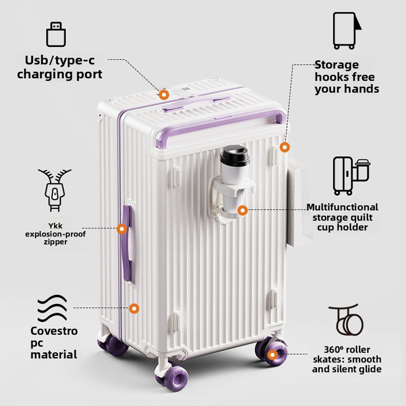 Maleta de viaje con ruedas gir - Spinner Wheel Rolling Suitcase 20 Inch reseña y precio